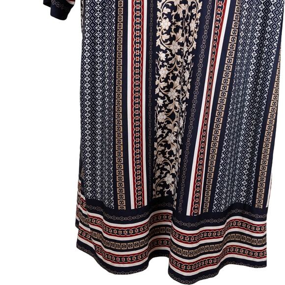 Shelby & Palmer Shift Striped Jersey Knit Dress 3X - Picture 6 of 8